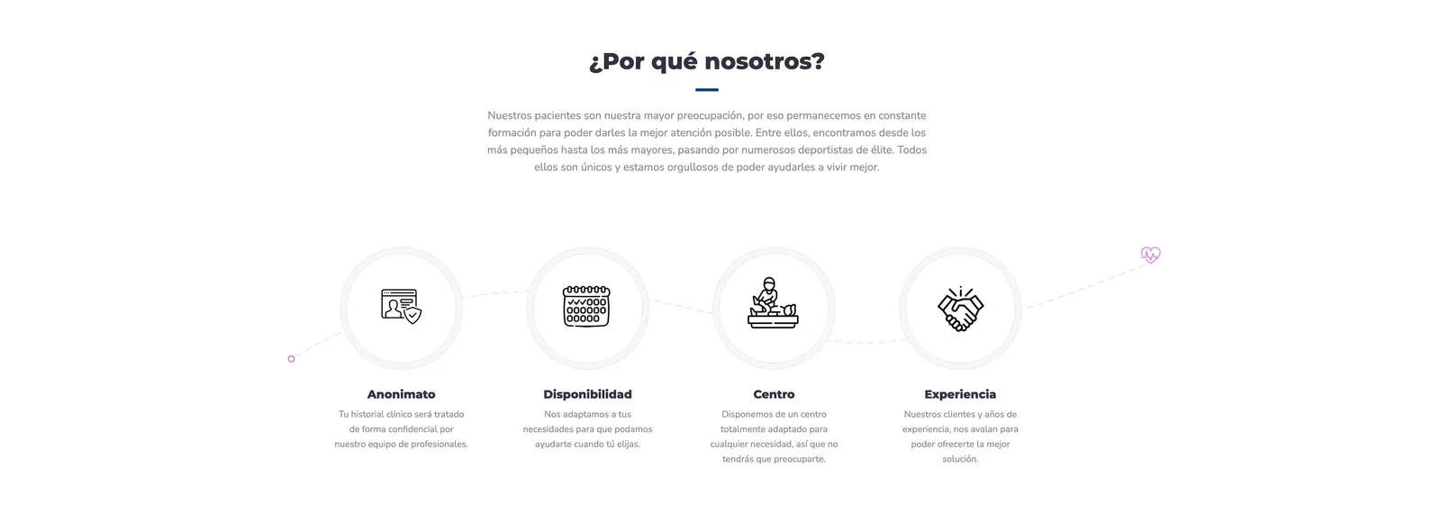 Web de Patxi Azcona Fisioterapia en escritorio, captura 2 de 2